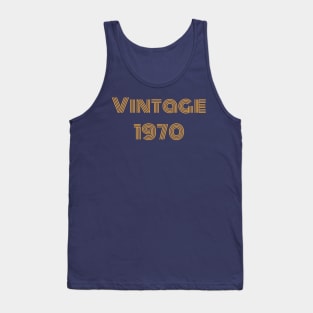 Vintage 1970 purple gold Tank Top
